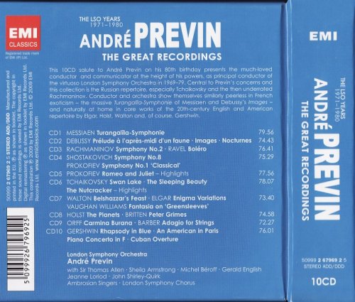 Andre Previn - The Great Recordings (2009) [10CD Box-Set]
