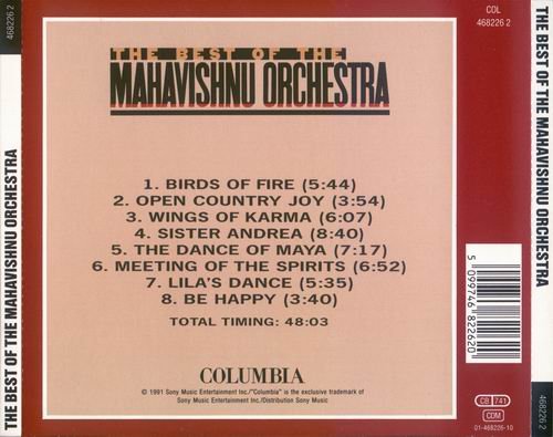 Mahavishnu Orchestra - The Best Of The Mahavishnu Orchestra (1991)