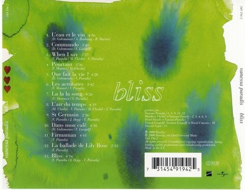 Vanessa Paradis - Bliss (2007) CD-Rip