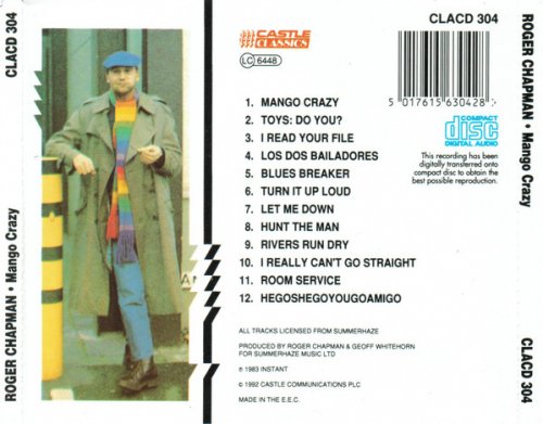 Roger Chapman - Mango Crazy (1983/1992)