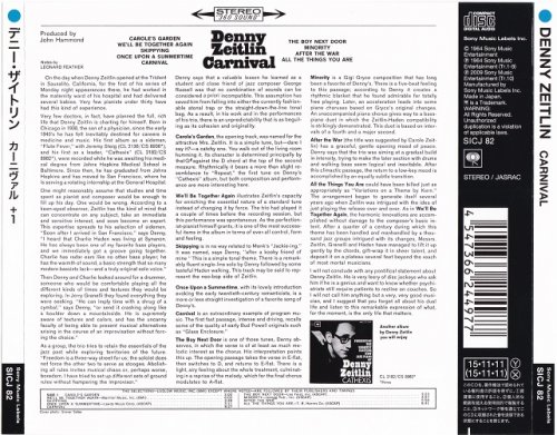 Denny Zeitlin - Carnival (1964) [2015 Japan Jazz Collection 1000]