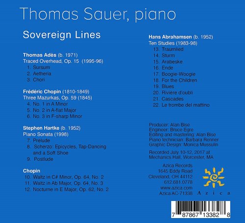 Thomas Sauer - Sovereign Lines (2021) [Hi-Res]