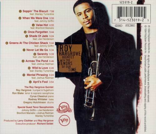 Roy Hargrove Quintet - With The Tenors Of Our Time (1994) 320 kbps+CD Rip