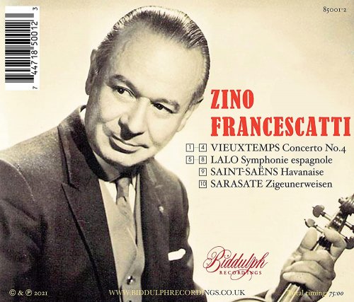 Zino Francescatti - Zino Francescatti plays Lalo & Vieuxtemps (2021)