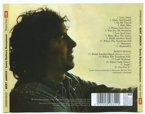 Bert Jansch - Santa Barbara Honeymoon (1975 Reissue) (2009) CD-Rip