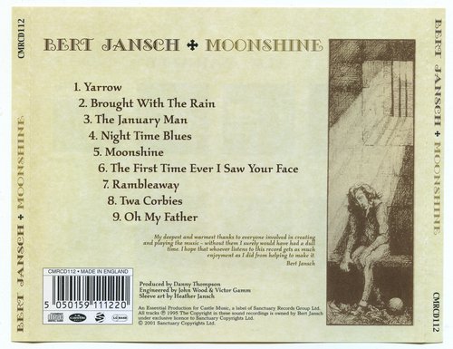 Bert Jansch - Moonshine (1973 Reissue) (2001) CD-Rip