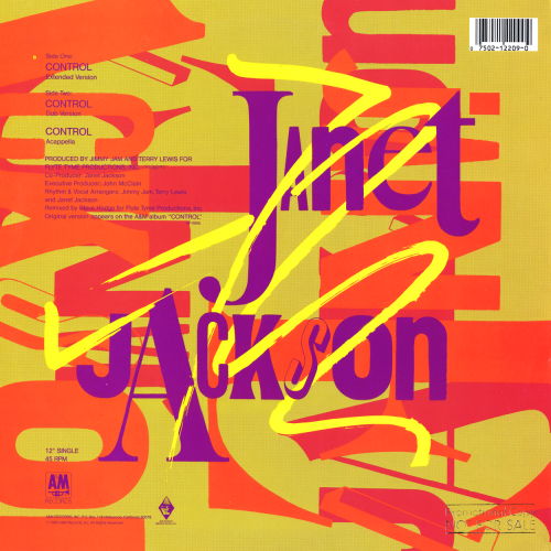 Janet Jackson - Control (US 12") (1986)