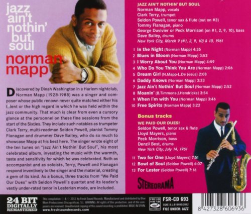 Norman Mapp - Jazz Ain't Nothin' But Soul (1961/2012)