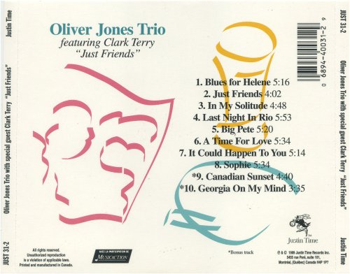 Oliver Jones Trio - Just Friends (1989)