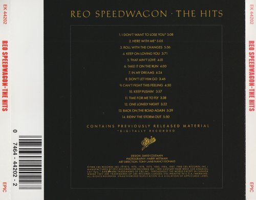 REO Speedwagon - The Hits (1988)