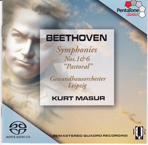 Kurt Masur, Gewandhausorchester Leipzig - Beethoven: Symphonies Nos. 1 & 6 (1975) [2004 SACD]