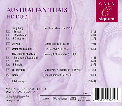 Hd Duo - Australian Thais: New Music for Saxophone & Piano (2021) [Hi-Res]