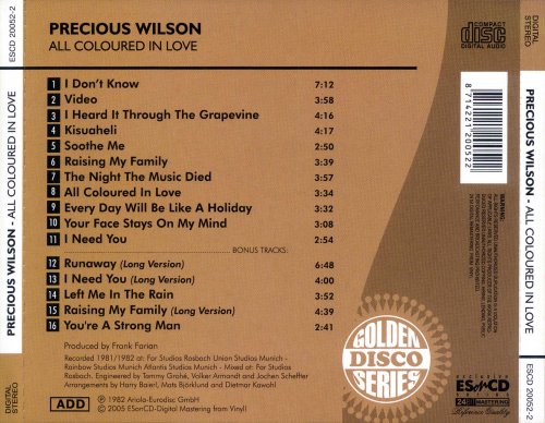 Precious Wilson - All Coloured In Love (1982) [2005]