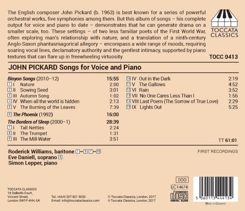 Roderick Williams - John Pickard: Vocal Works (2018) Hi-Res