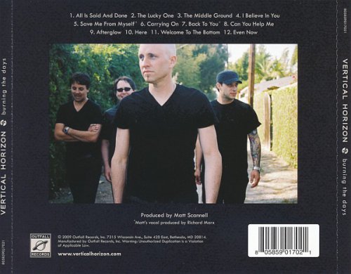 Vertical Horizon - Burning the Days (2009)