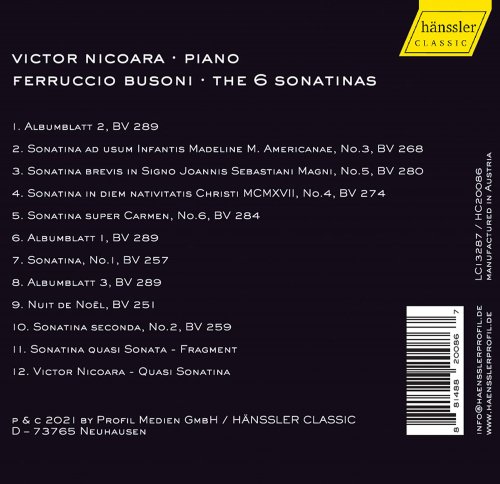 Victor Nicoara - Busoni: Piano Works (2021)