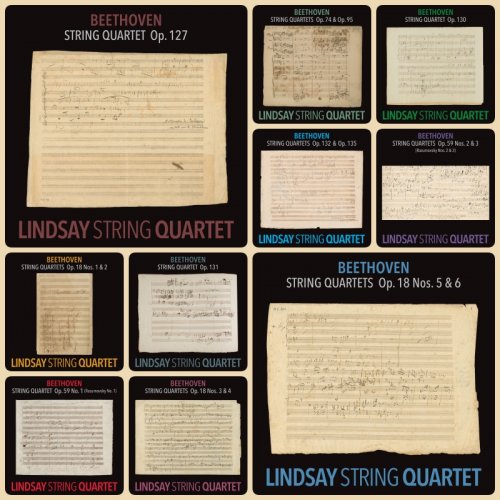 Lindsay String Quartet - Beethoven: String Quartet in A, C, C, D, E, F  (2021)