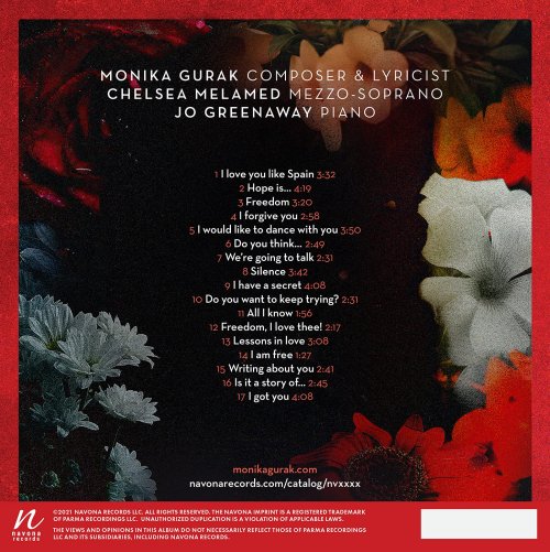 Chelsea Melamed, Jo Greenway - I Love You Like Spain: Art Songs by Monika Gurak (2021) [Hi-Res]