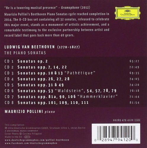 Maurizio Pollini - Beethoven: Complete Piano Sonatas (2014)