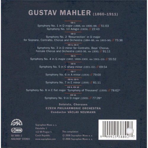 Czech Philharmonic Orchestra, Vaclav Neumann - Mahler: Complete Symphonies (2006)