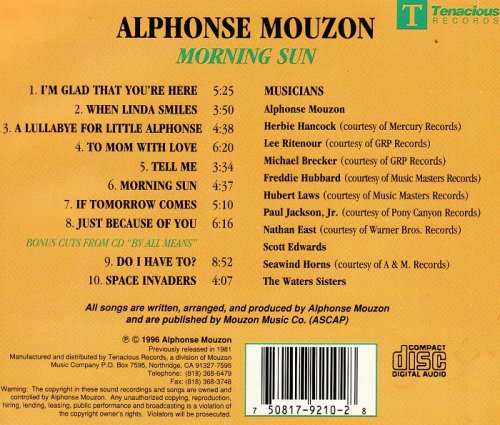 Alphonse Mouzon - Morning Sun (1981) [1996]