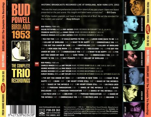 Bud Powell - Birdland 1953 The Complete Trio Recordings (2004)