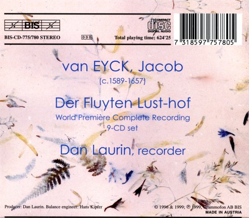 Dan Laurin - Jacob Van Eyck: Der Fluyten Lust-Hof (1999) [9CD Box Set]