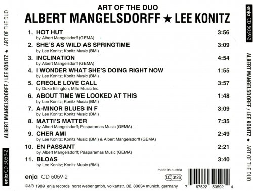 Albert Mangelsdorff & Lee Konitz - Art Of The Duo (1983) [1989]