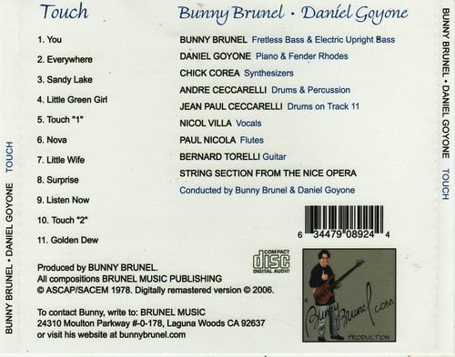 Bunny Brunel, Daniel Goyone - Touch (1978)