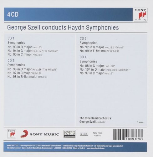 George Szell - Szell Conducts Haydn Symphonies - Sony Classical Masters (2011)