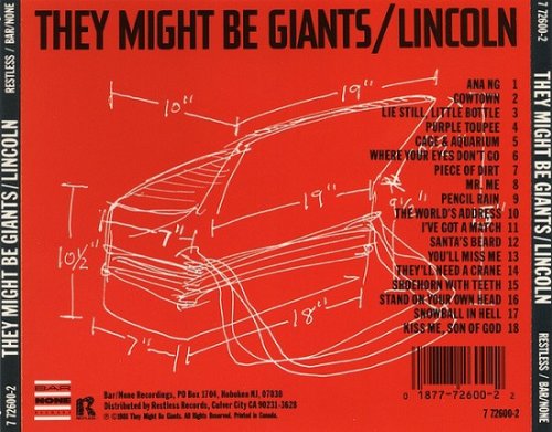 They Might Be Giants - Lincoln (1988)