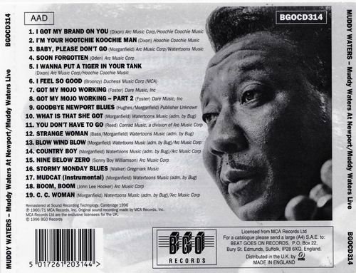 Muddy Waters - Muddy Waters At Newport/Muddy Waters Live (1996)