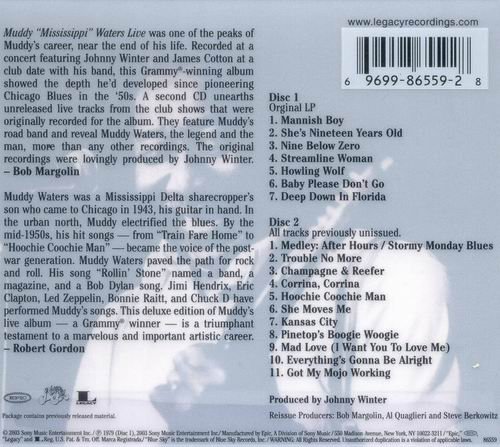 Muddy Waters - Muddy 'Mississippi' Waters Live (2003) {2CD} CD Rip