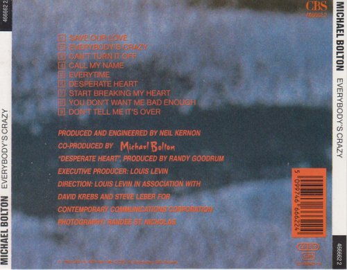 Michael Bolton - Everybody's Crazy (Reissue) (1991)