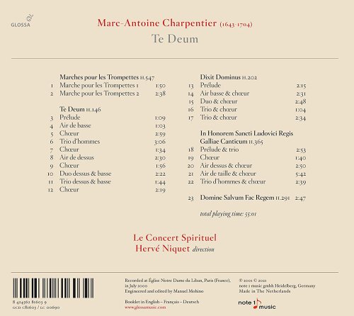 Le Concert Spirituel, Herve Niquet - Te Deum (2021)