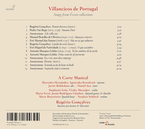 Rogerio Concalves, A Corte Musical - Villancicos de Portugal (2021)