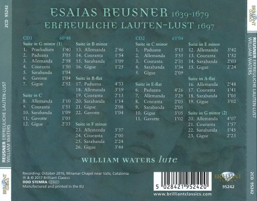 William Waters - Reusner: Erfreuliche Lauten-Lust (2017)