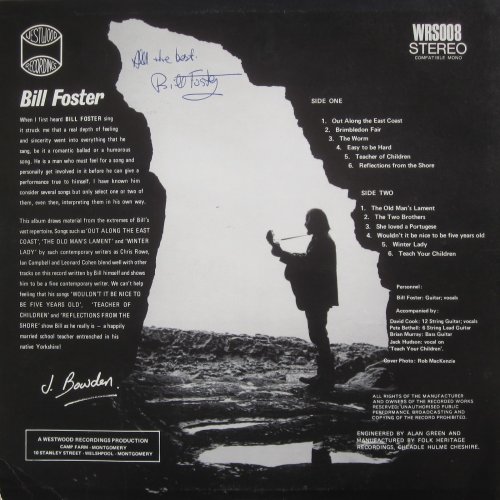 Bill Foster - Out Along The East Coast (1972) [Hi-Res]