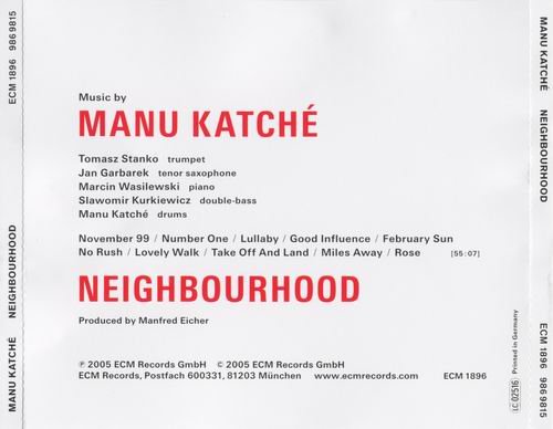 Manu Katche - Neighbourhood (2005) CD Rip