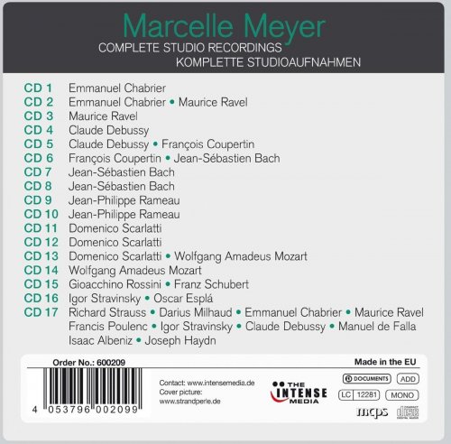 Marcelle Meyer - Complete Studio Recordings, Vol. 1-17 (2014)