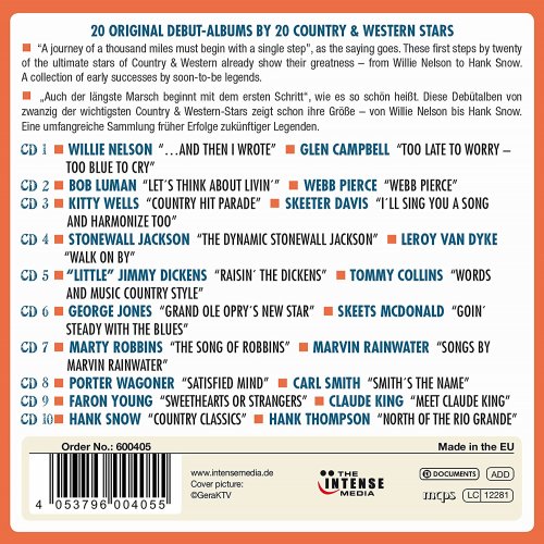 Milestones of Legends - Country & Western Stars, Vol. 1-10 (2017)