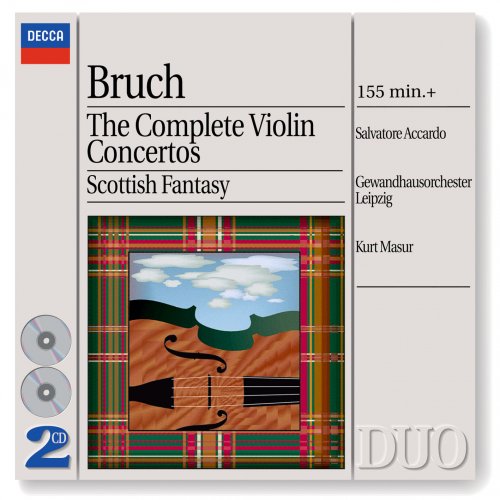 Salvatore Accardo, Gewandhausorchester Leipzig, Kurt Masur, Max Bruch - Bruch: The Complete Violin Concertos (1998)
