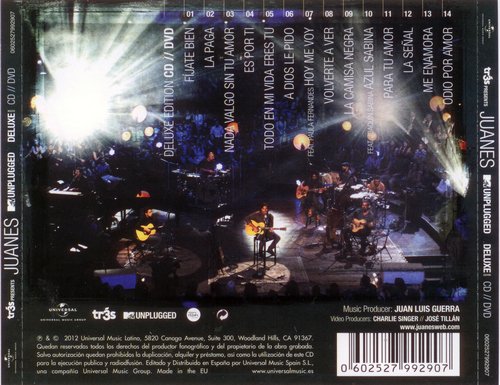 Juanes - MTV Unplugged (2012) CD-Rip