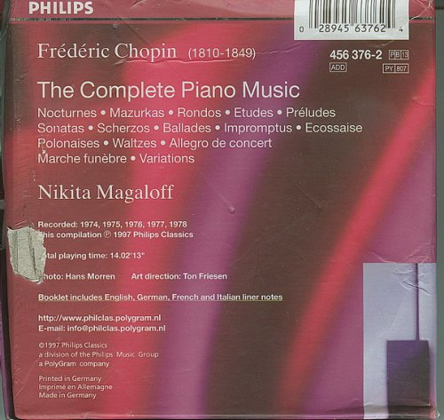 Nikita Magaloff - Chopin:The Complete Piano Music (1997)