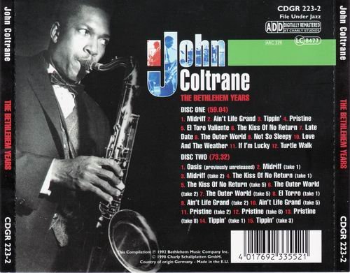 John Coltrane - The Bethlehem Years (1998)