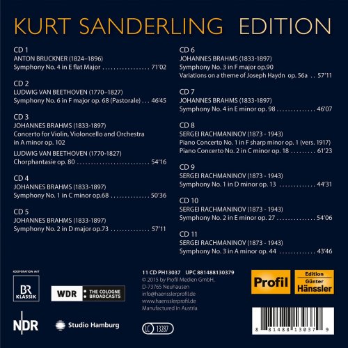 Kurt Sanderling - Kurt Sanderling Edition [11CD] (2016)