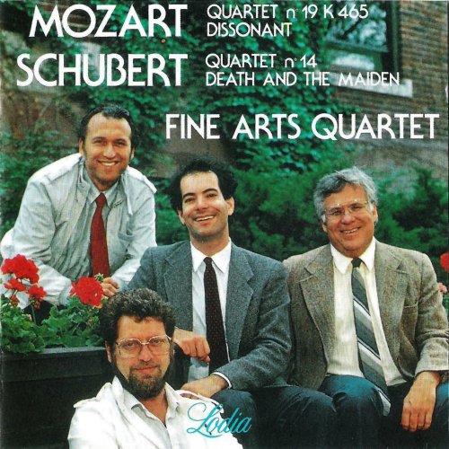 Fine Arts Quartet - Mozart: String Quartet No. 19 in C major KV 465 'Dissonant'/ Schubert: String Quartet No. 14 in D minor 'Der Tod und das Madchen' (1986)