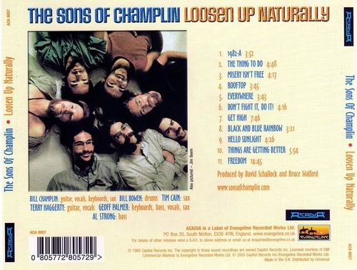 The Sons Of Champlin - Loosen Up Naturally (1969)