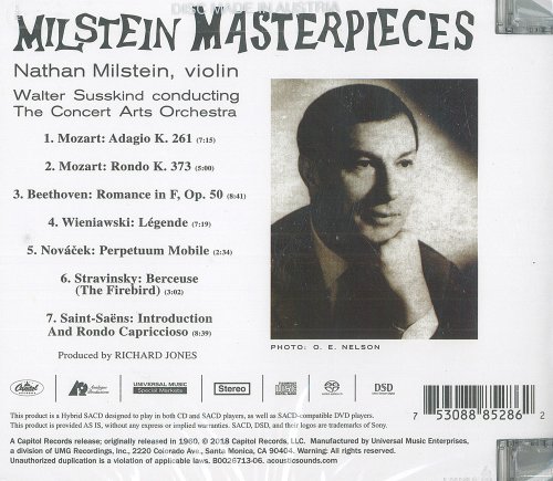 Nathan Milstein - Masterpieces for Violin and Orchestra (2018)