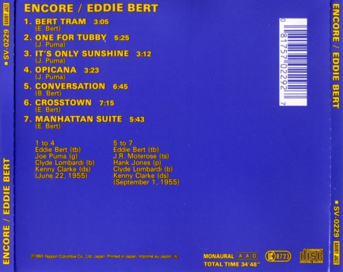 Eddie Bert - Encore (Japan Edition,1993)